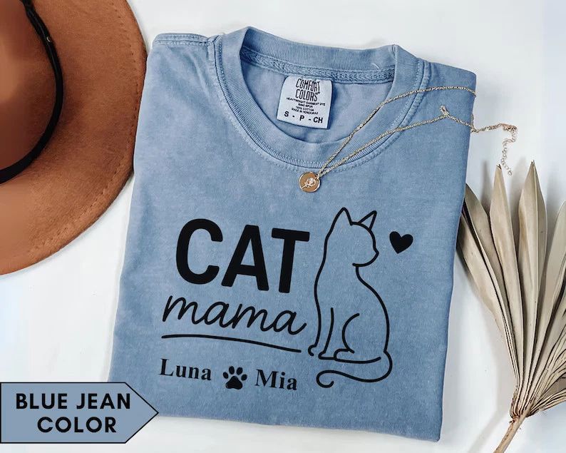 Custom Cat Lover Comfort Tee Pet Owner Gift Unisex
