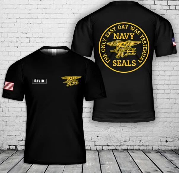 Custom Name US Navy Seals 3D Unisex