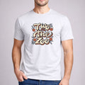 Two At The Zoo Shirt Retro Boho 2nd Birthday Family Matching Gildan Black Tee Unisex