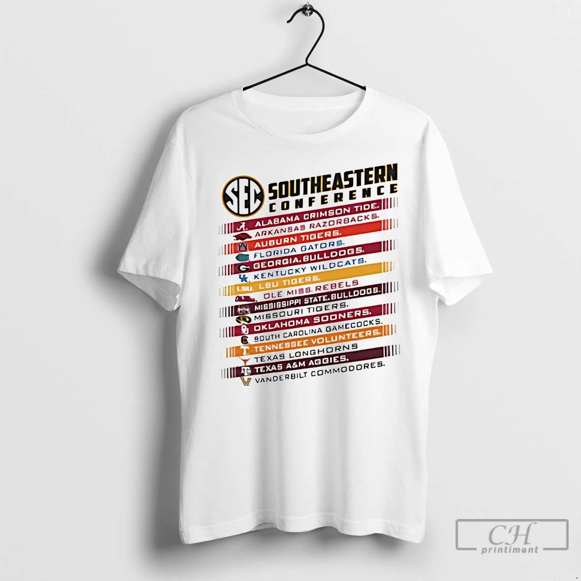 Premium Sec All Teams Spelled Out Names Unisex