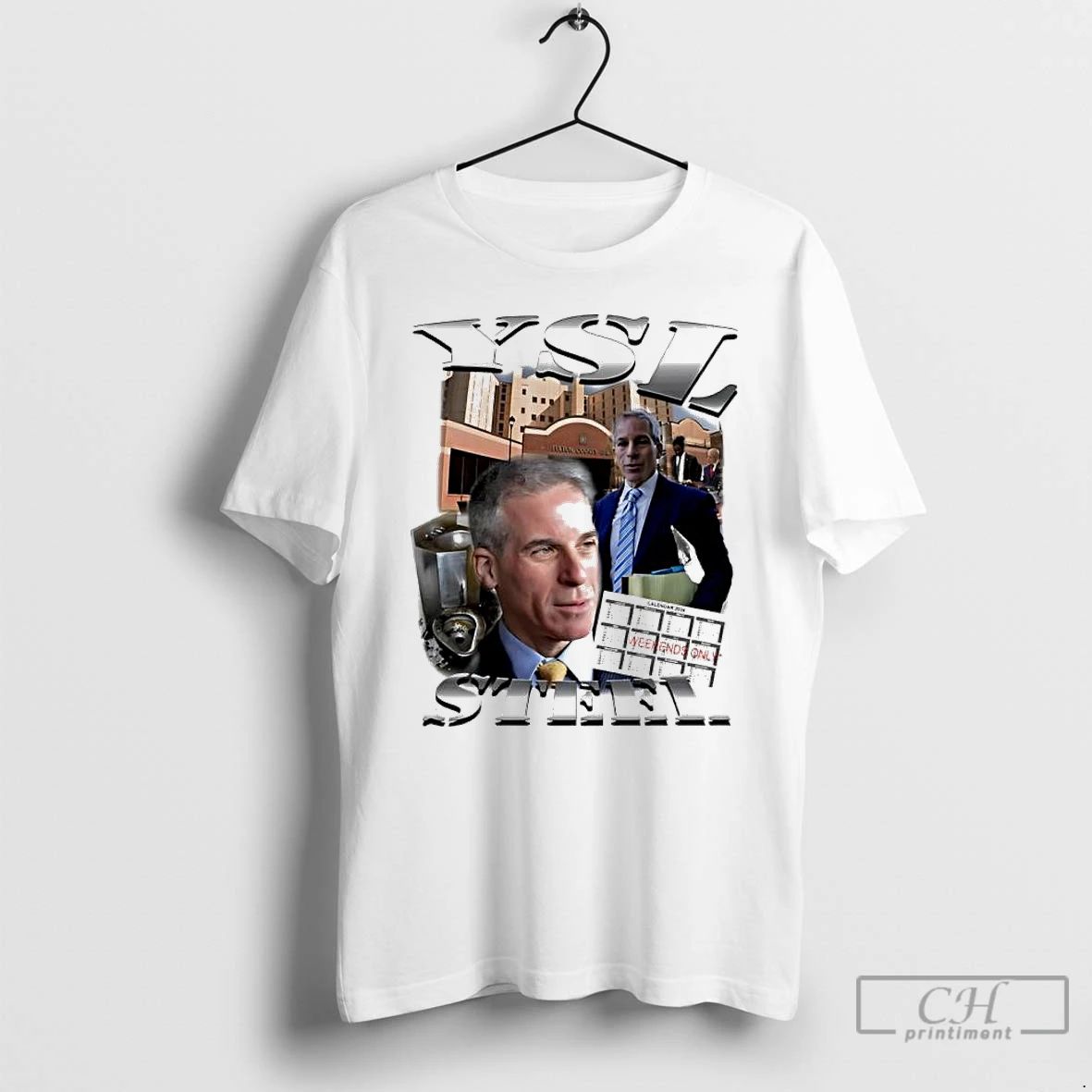 Premium Brian Steel Ysl Steel 90s Bootleg T Shirts Unisex