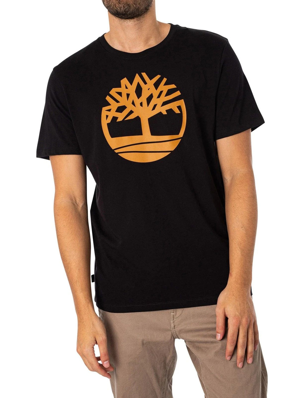 Timberland Men's Tree Logo , Black Unisex