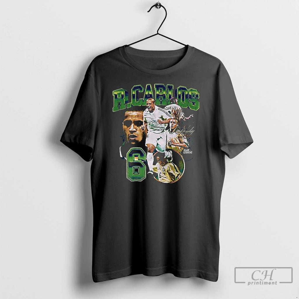 Classic Roberto Carlos Number 6 Graphic Vintage Unisex