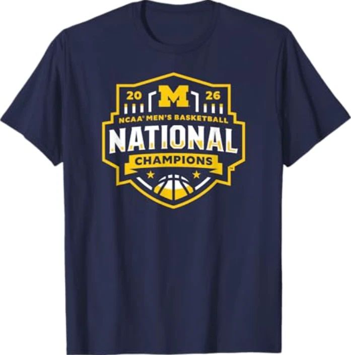 Michigan Wolverines National Champs 2026 Basketball Icon Unisex