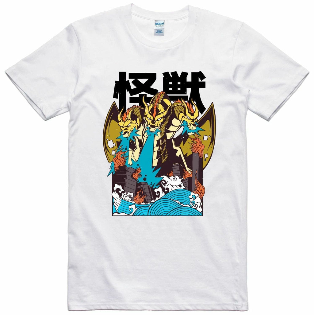 Kaiju Mens T Shirt Horror Fantasy Charachter Design 100% Cotton Top Unisex