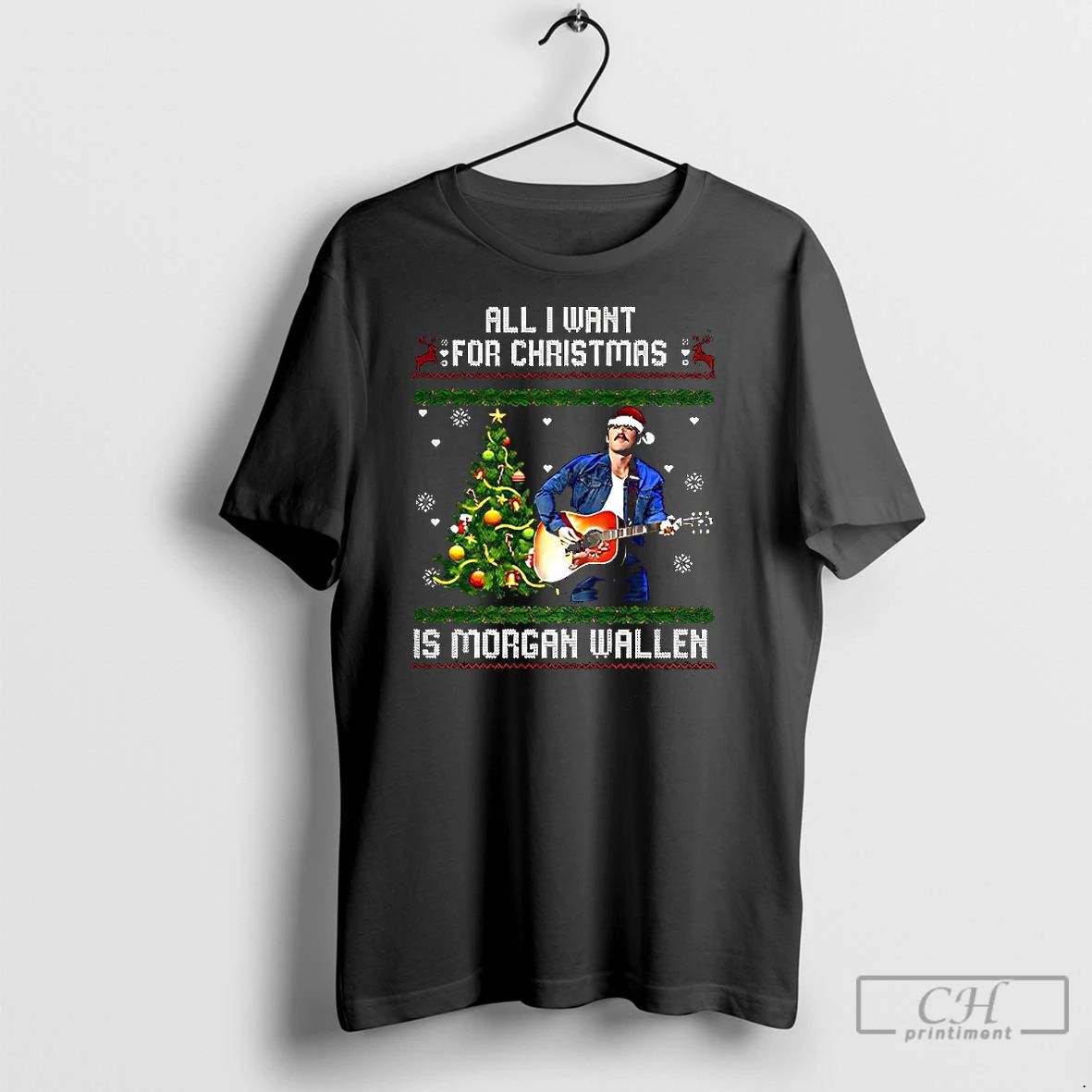 Classic All I Want For Christmas Is Morgan Country Music Unisex
