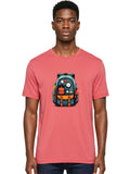 Travel-Rucksack Mens Graphic Tee, 100% Cotton, Casual Summer Wear Unisex