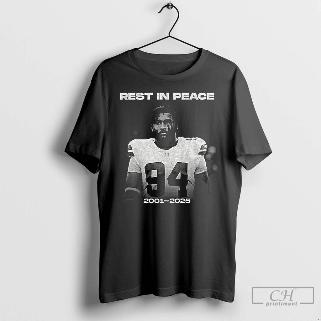 Premium Rest In Peace Marshawn Kneeland Dallas Cowboys 2001 2025 Dallas T Shirts Unisex