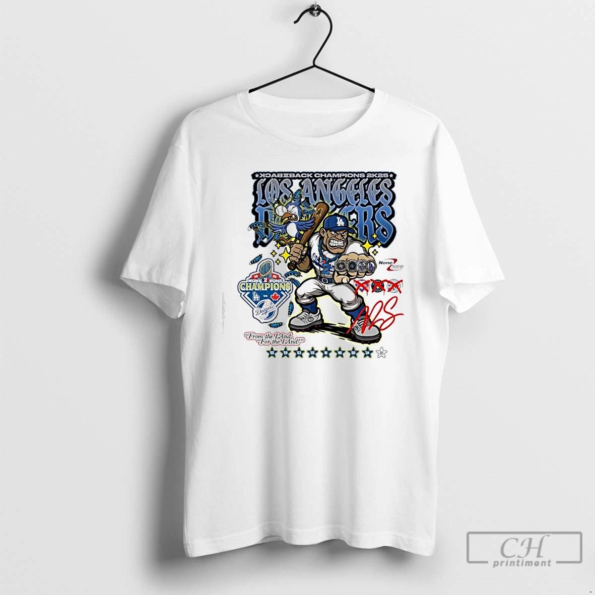 Premium Los Angeles Dodgers Hypothetical 2k25 From The Land For The Land T Shirts Unisex