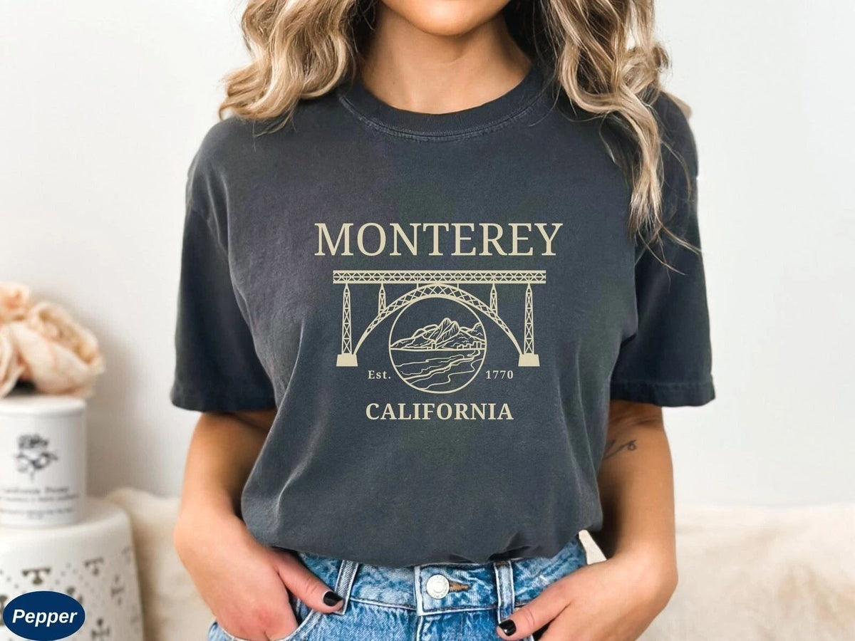 Monterey Shirt Travel Gift for California Trip Lover Favorite Souvenir Tee Unisex