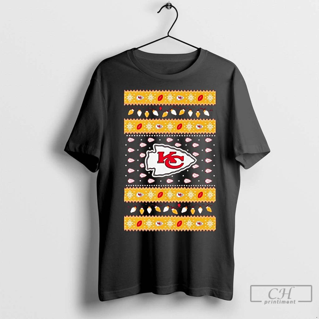 Premium Kansas City Chiefs Ugly Christmas Light Unisex
