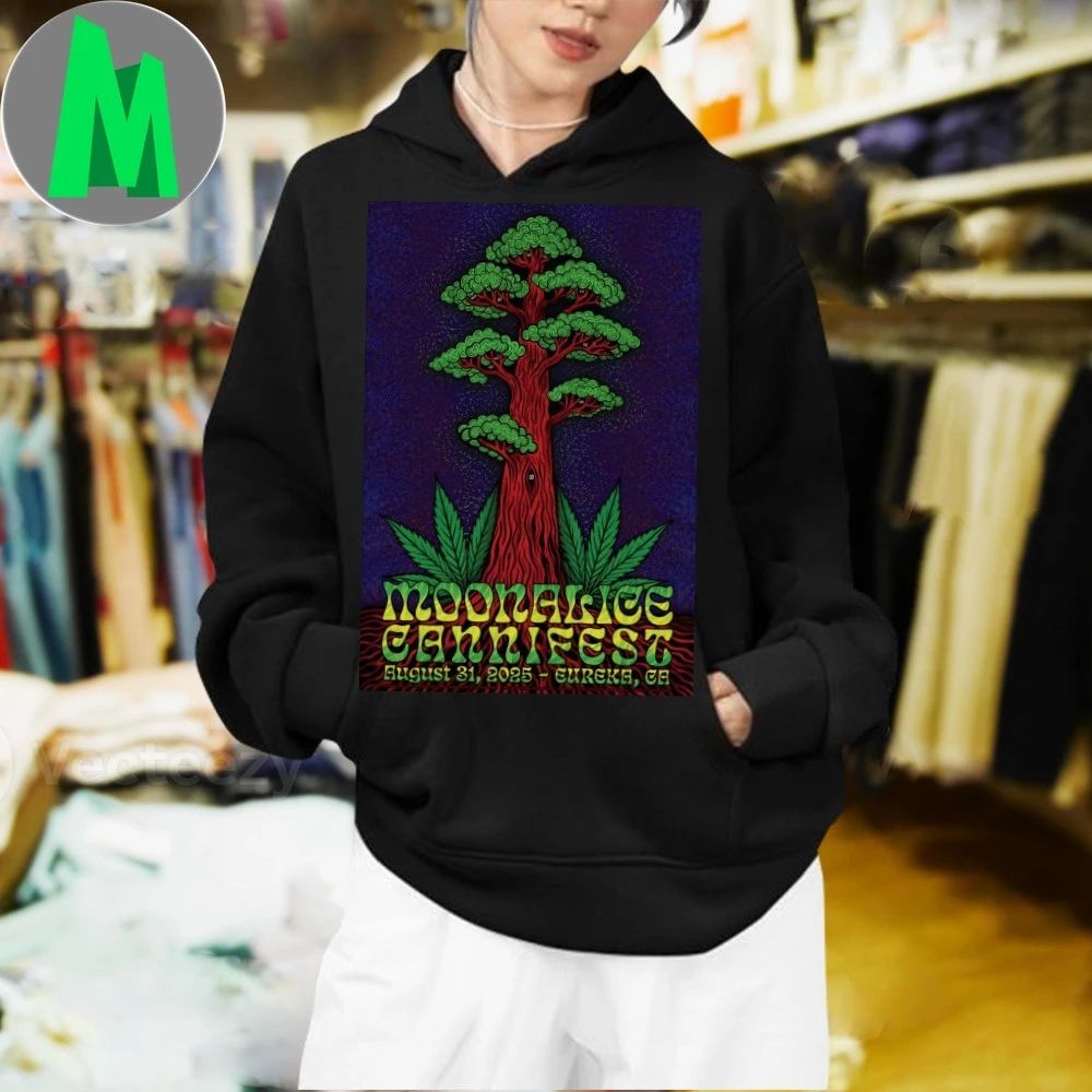 Moonalice August 31 2025 Cannifest In Eureka CA Poster Shirt Unisex