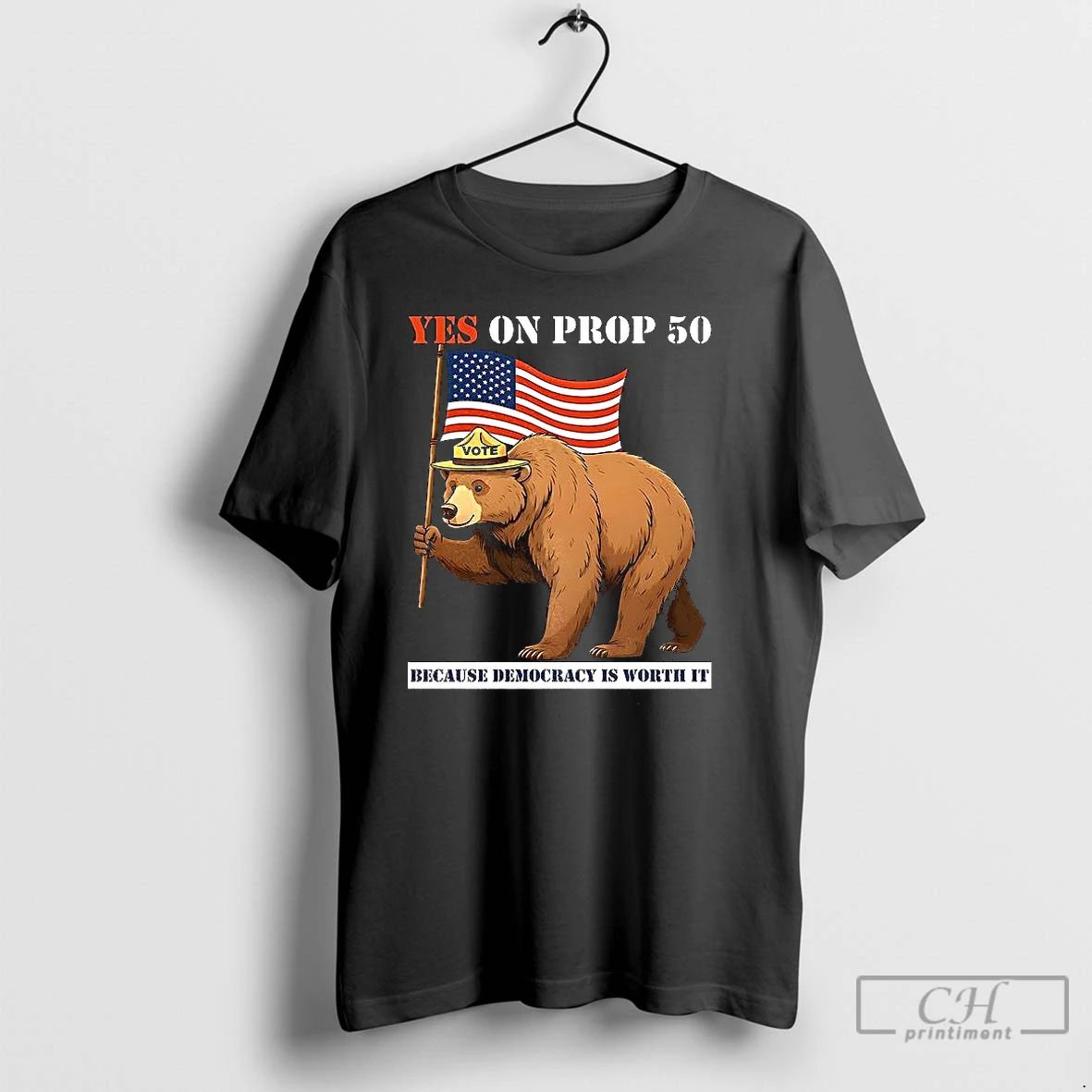 Premium Yes On Drop 50 Because Democracy Is Worth It T Shirts Unisex