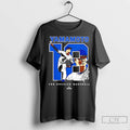 Classic Yoshinobu Yamamoto Caricature Baseball Fan Signature Los Angeles Unisex