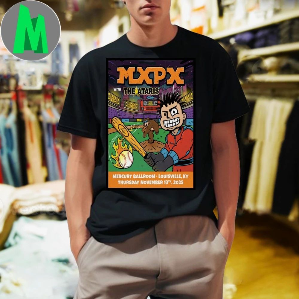 MXPX Louisville KY Concert Nov 13 2025 Poster Shirt Unisex