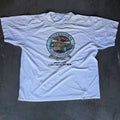 Dwight Crum International Y2k Vtg Surf festival Tee Shirt Preowned L Unisex