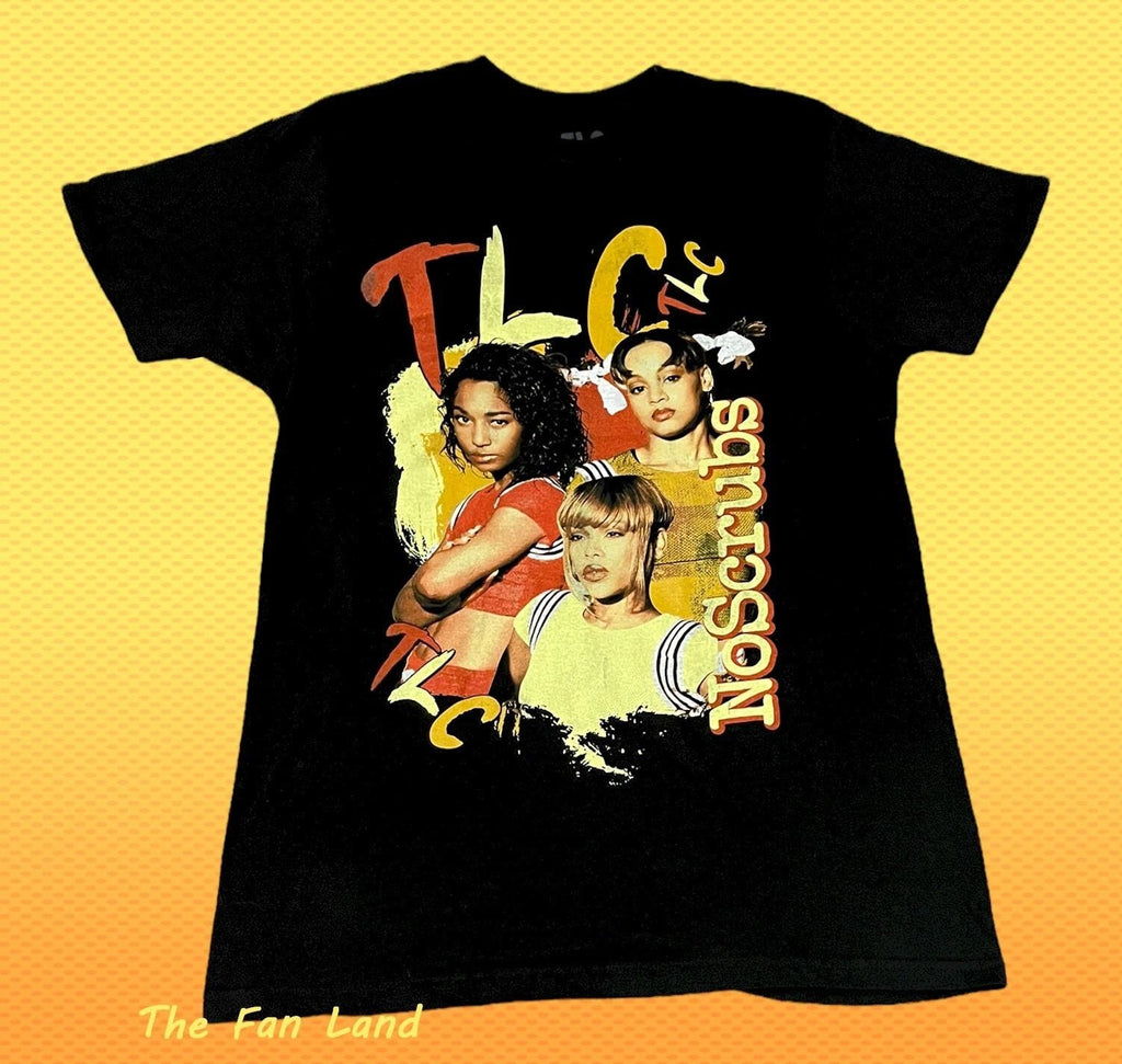 New TLC No Scrubs 1999 Black Vintage Mens Unisex