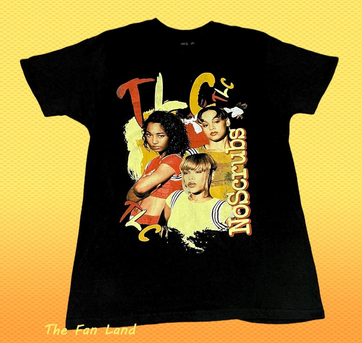 New TLC No Scrubs 1999 Black Vintage Mens Unisex