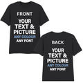 Custom Family Personalised Photo Text Logo Birthday Gift Men Women Kids Unisex