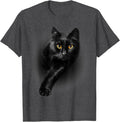 Black Cat Yellow Eyes Cats Tee Shirt Gifts Unisex