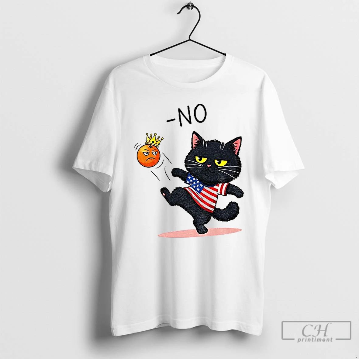Classic Kicking The Trump No Kings In America T Shirts Unisex