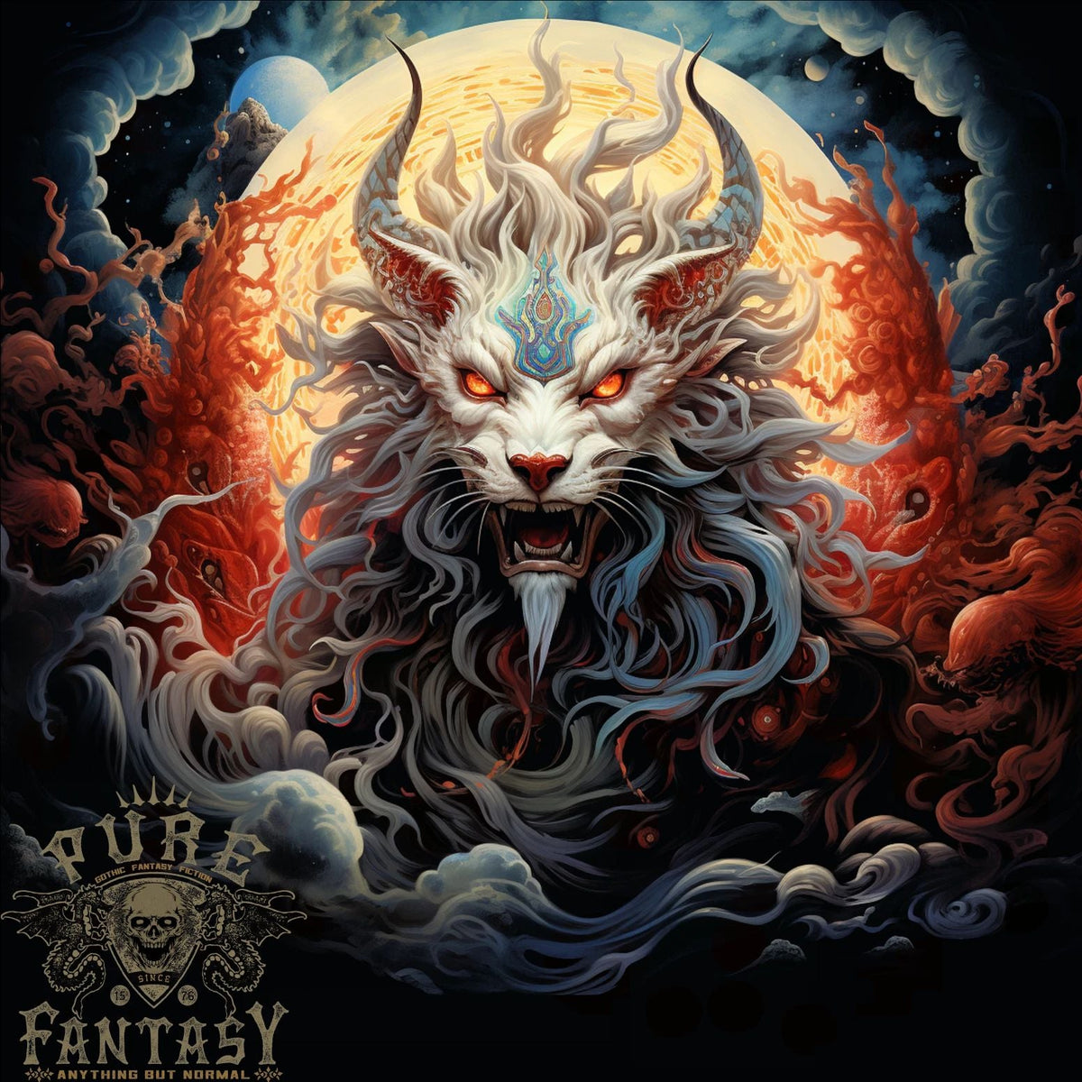 Fantasy Fire Dragon 4 Mens 100% Cotton Unisex