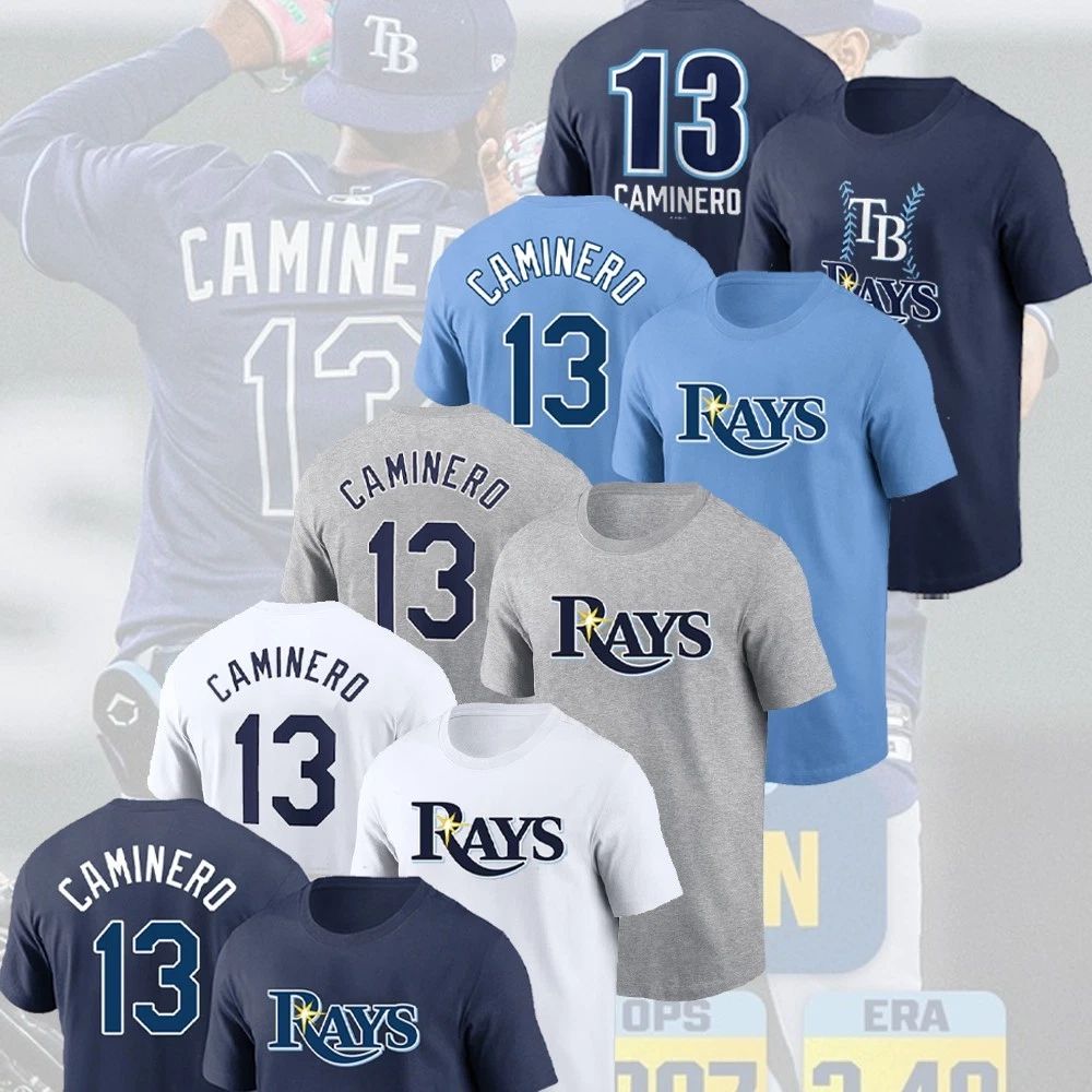 SALE 30%- Junior Caminero #31 Tampa Bay Rays 2025 Name & Number Fans Gift Unisex