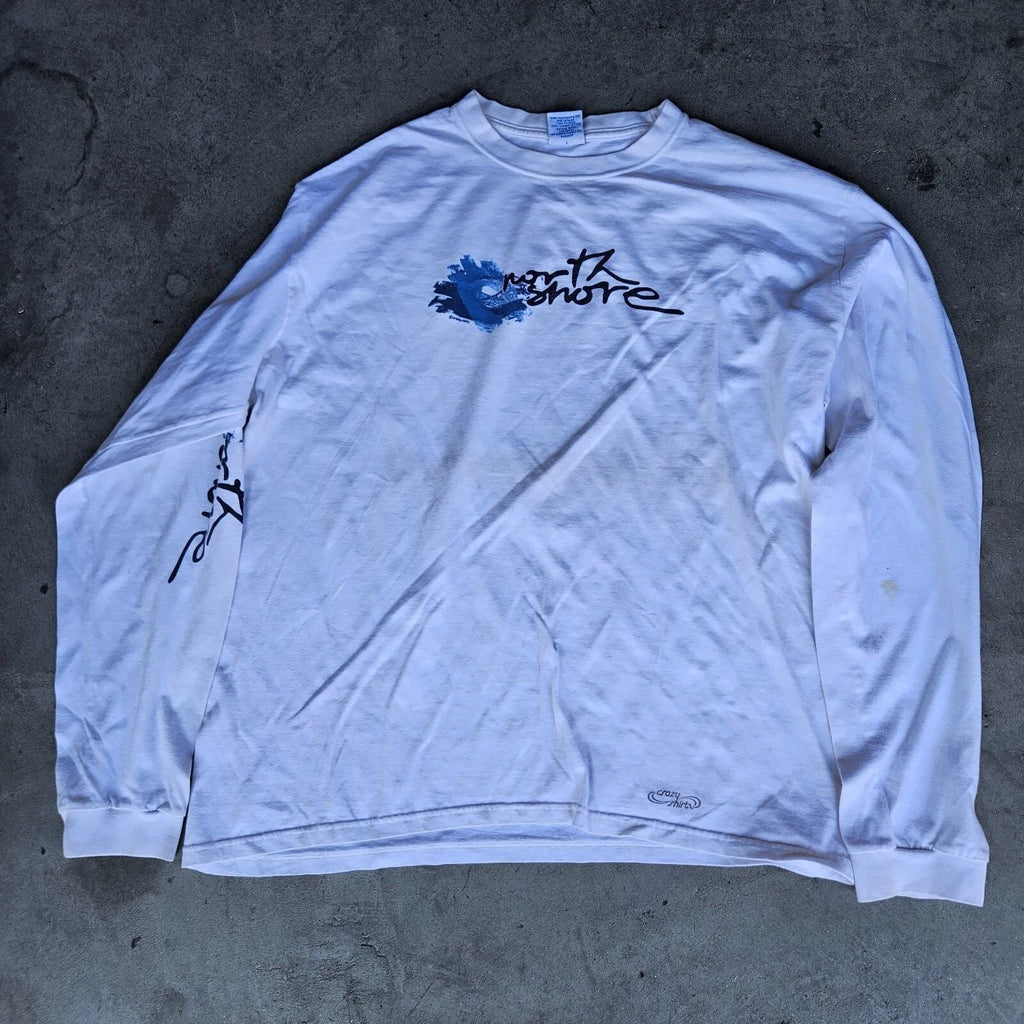 North Shore LS Surf Aesthetic Tee shirt sz L Unisex