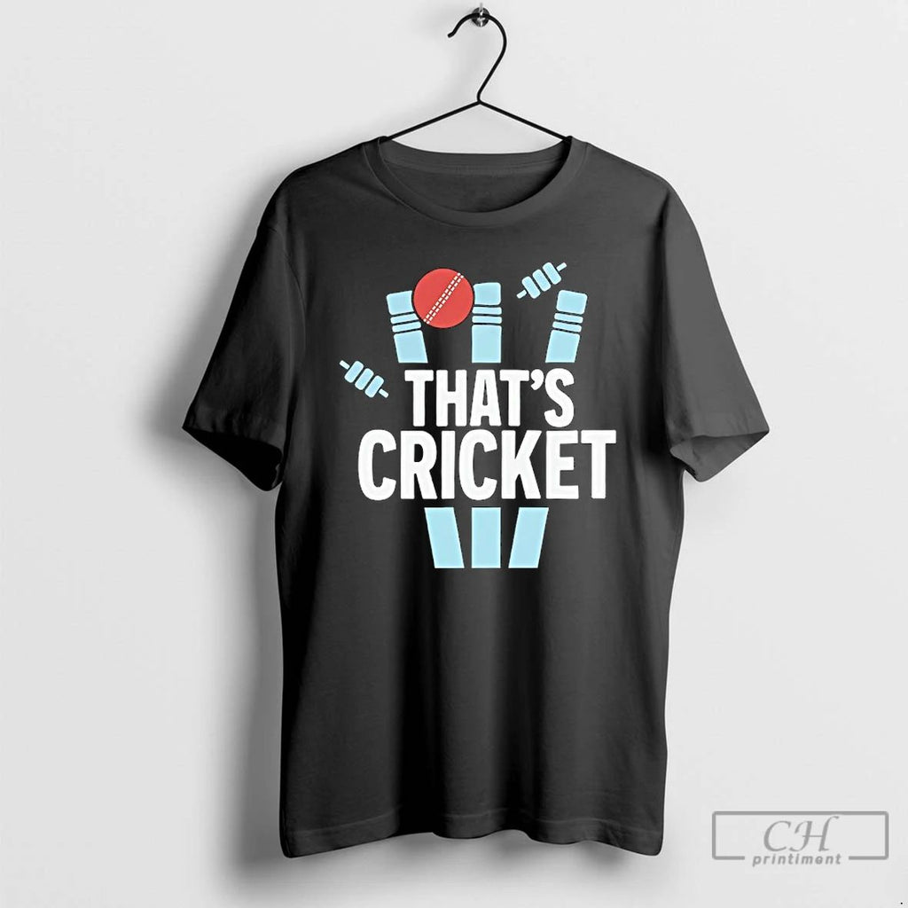 Premium Thats Cricket Logo T Shirts Unisex