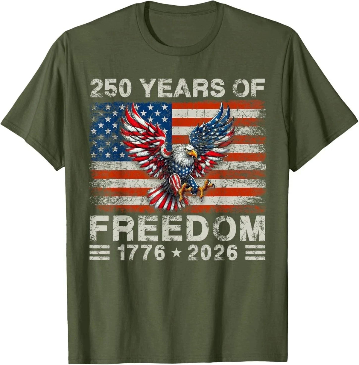 250th American Anniversary Independence 250 Years of Freedom reprint sal Unisex