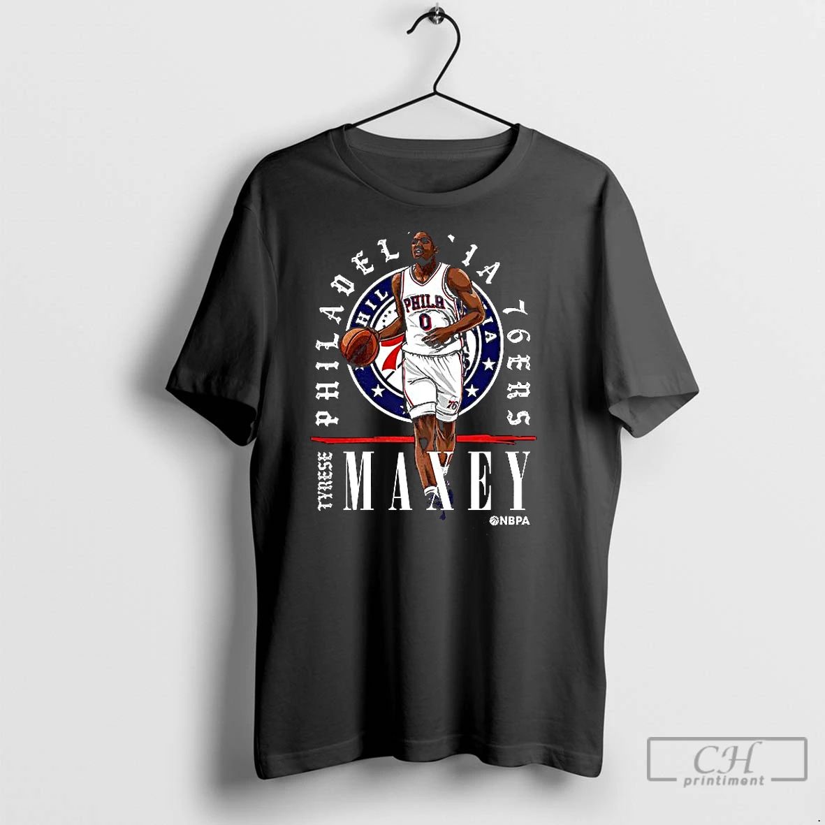 Classic Tyrese Maxey Philadelphia 76ers Nba Unisex