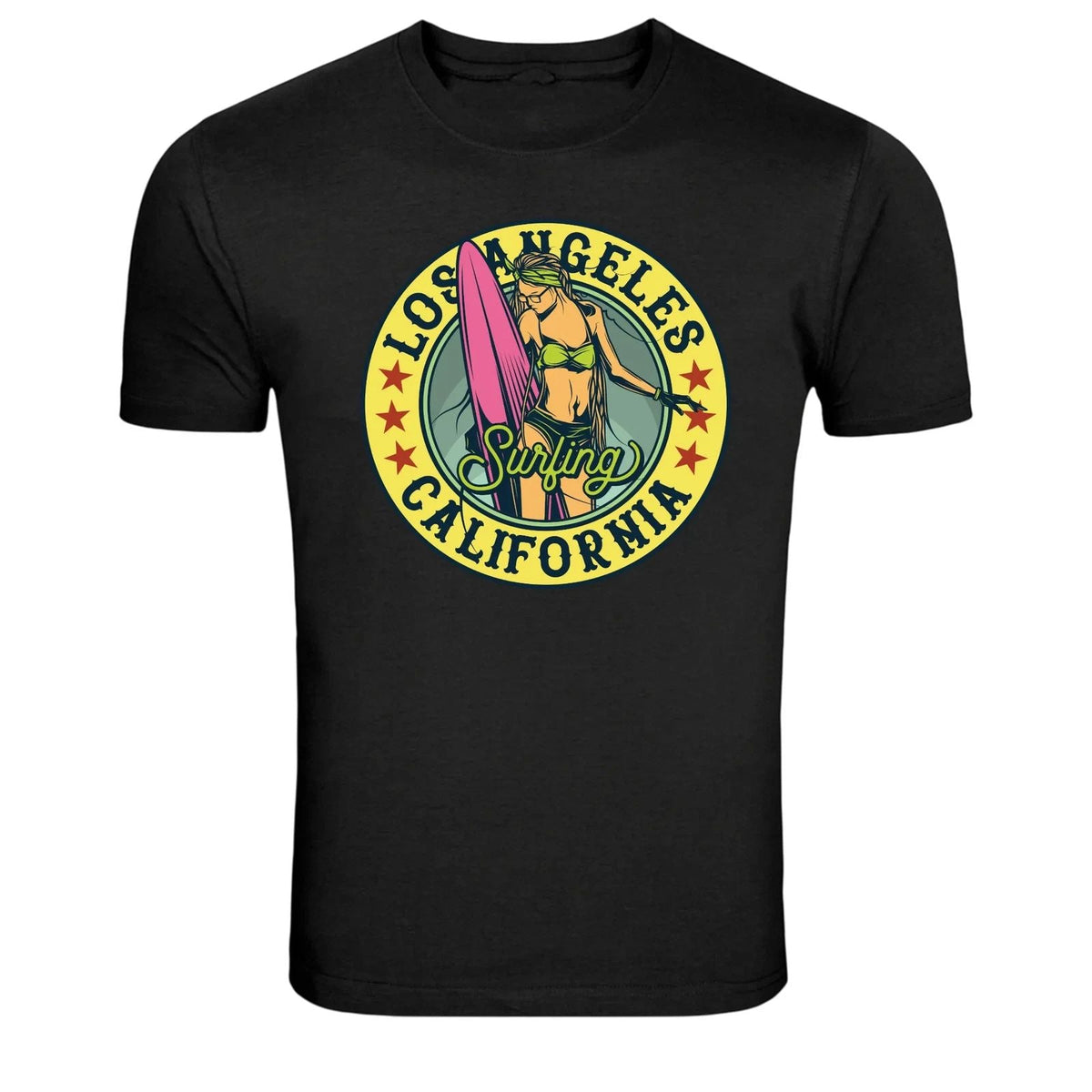 Los Angeles Surfing California Vintage Beach Graphic Unisex