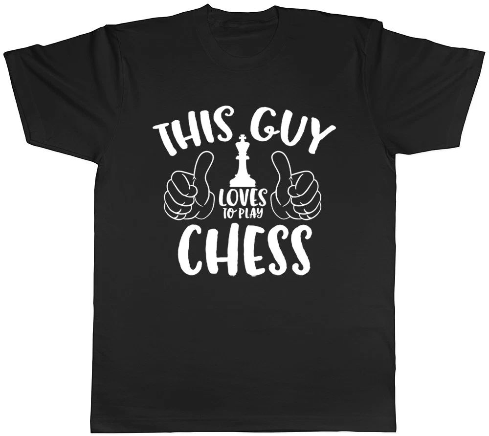 This Guy Loves to Play Chess Mens Unisex