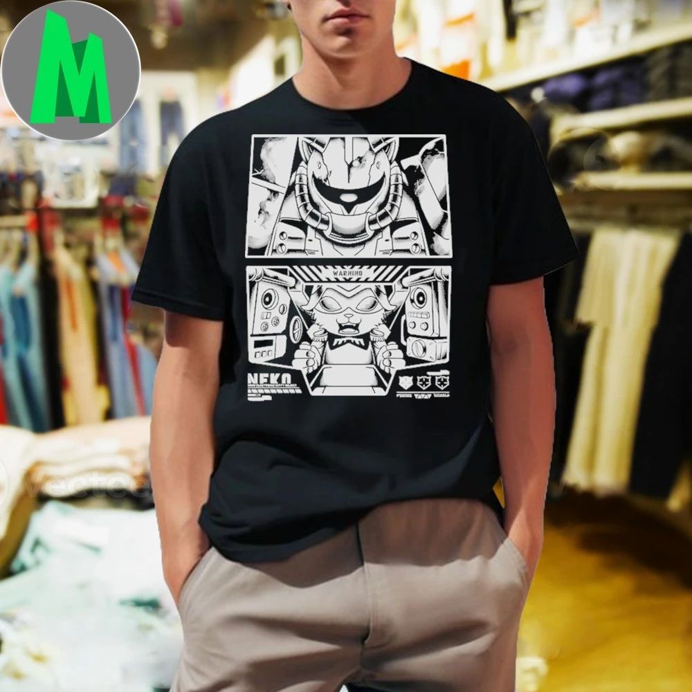 Cat Aznable Bw Shirt Unisex