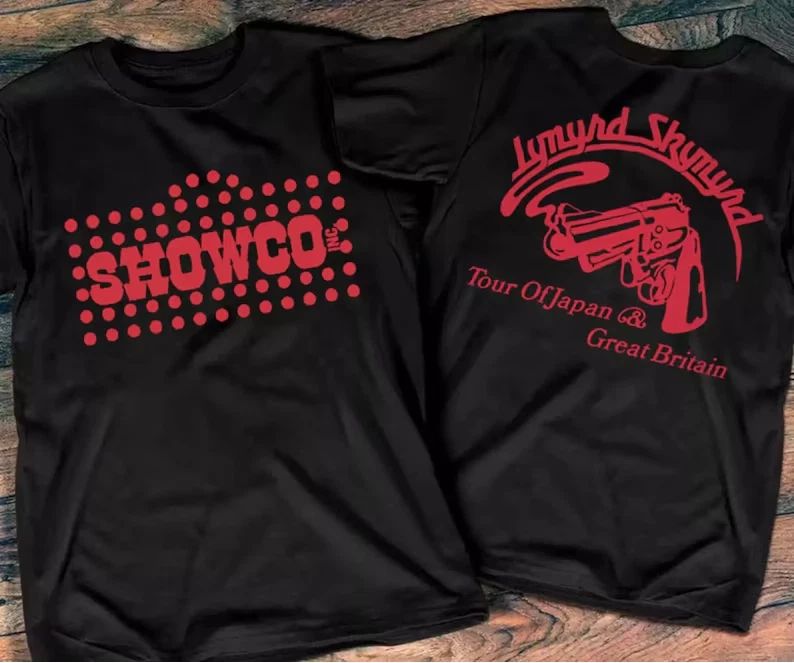 Vintage 1976 Lynyrd Skynyrd Showco Tour of Japan & Great Britain Rock Unisex