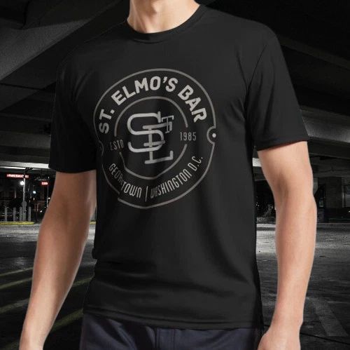St. Elmos Bar Active Logo Funny Size Mode American Unisex