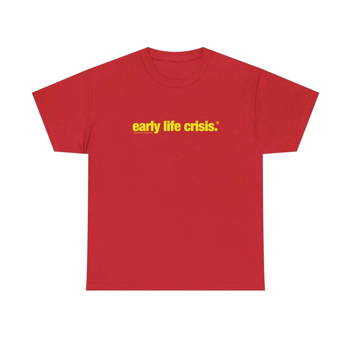 Nettspend Early Life Crisis Wordmark Album Tour Merch s Tees - All Colors Unisex