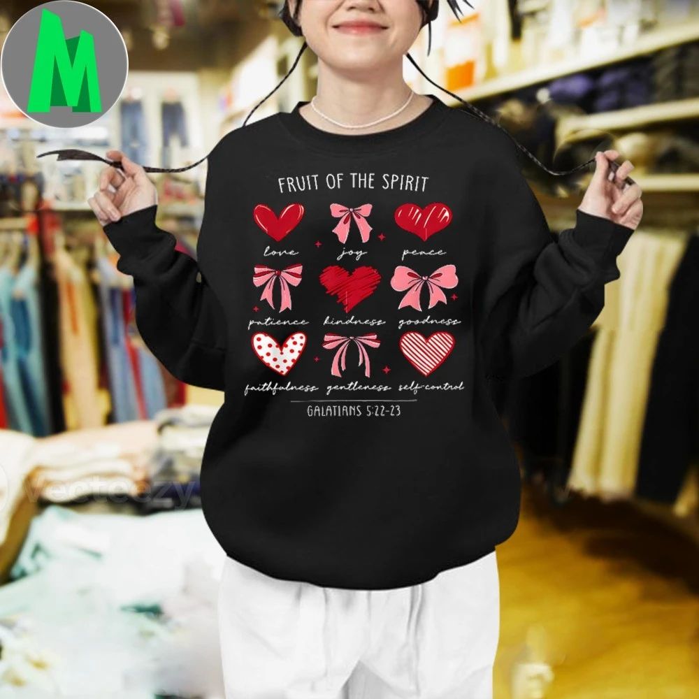 Fruit Of The Spirit Christian Hearts Galatians 5 22-23 Shirts Unisex