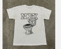 NOFX The Final Tour MTL 2024 Toilet Unisex White Cotton , Size S-5XL Unisex