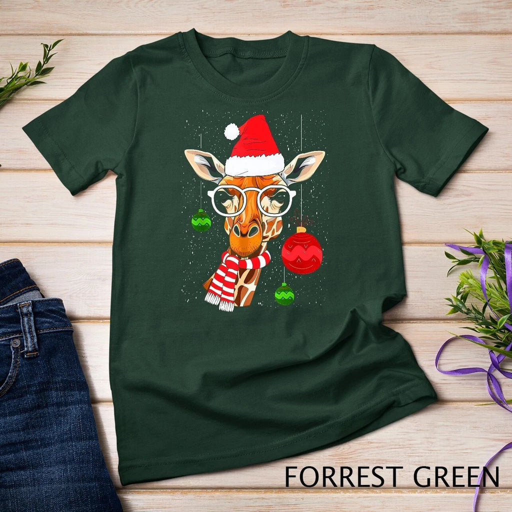 Funny Christmas Giraffe, Cute Giraffe Christmas Unisex Unisex