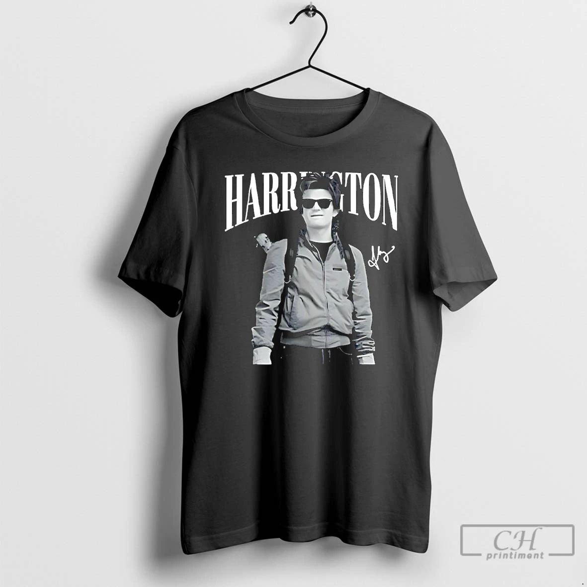 Premium Steve Harrington Signature Graphic Christmas T Shirts Unisex
