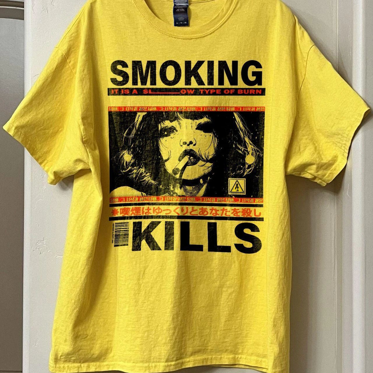 Smoking Kills Retro Manga Style Graphic Unisex