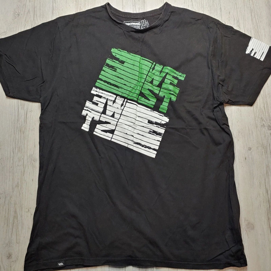 West Surf Black Graphic Size XXL Unisex Cotton Casual Surf Wear Unisex