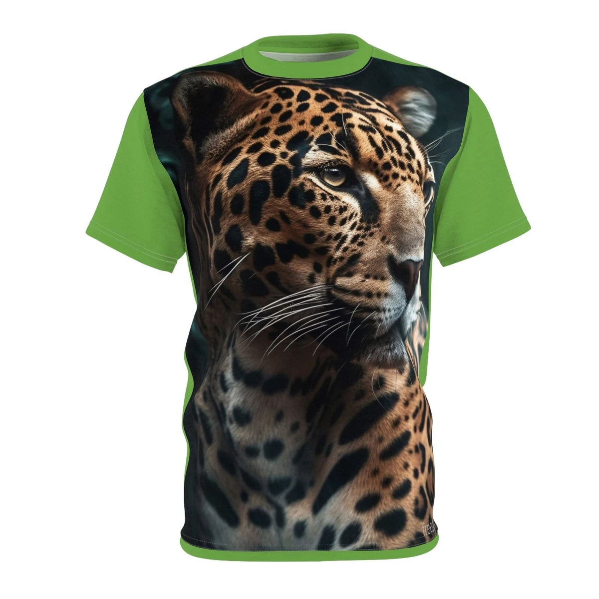 Leopard Edition Trendy Animal Print Shirt I Love Hunza | | Green Color Unisex