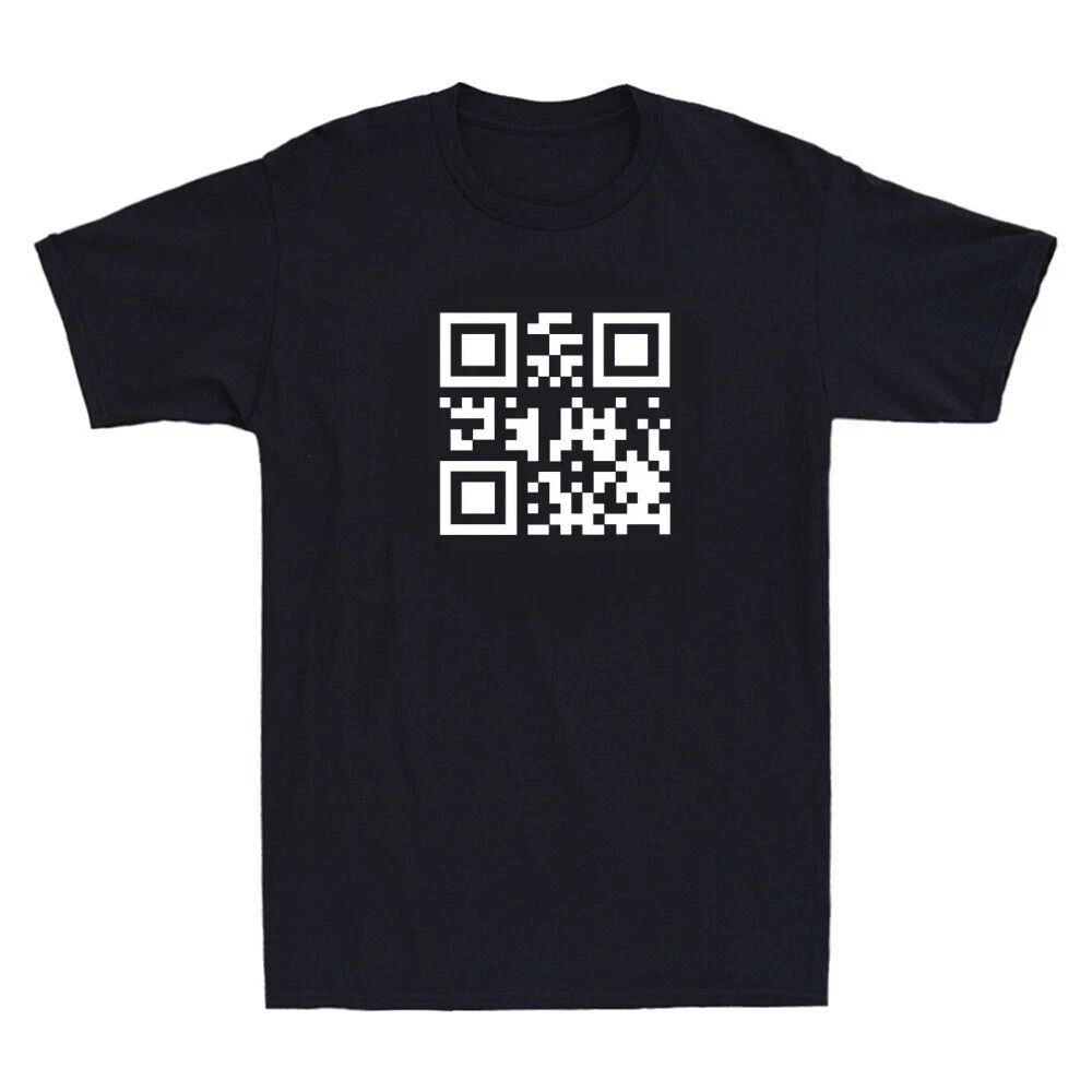FU*K YOU FU QR CODE - FUNNY OFFENSIVE SLOGAN Mens Unisex