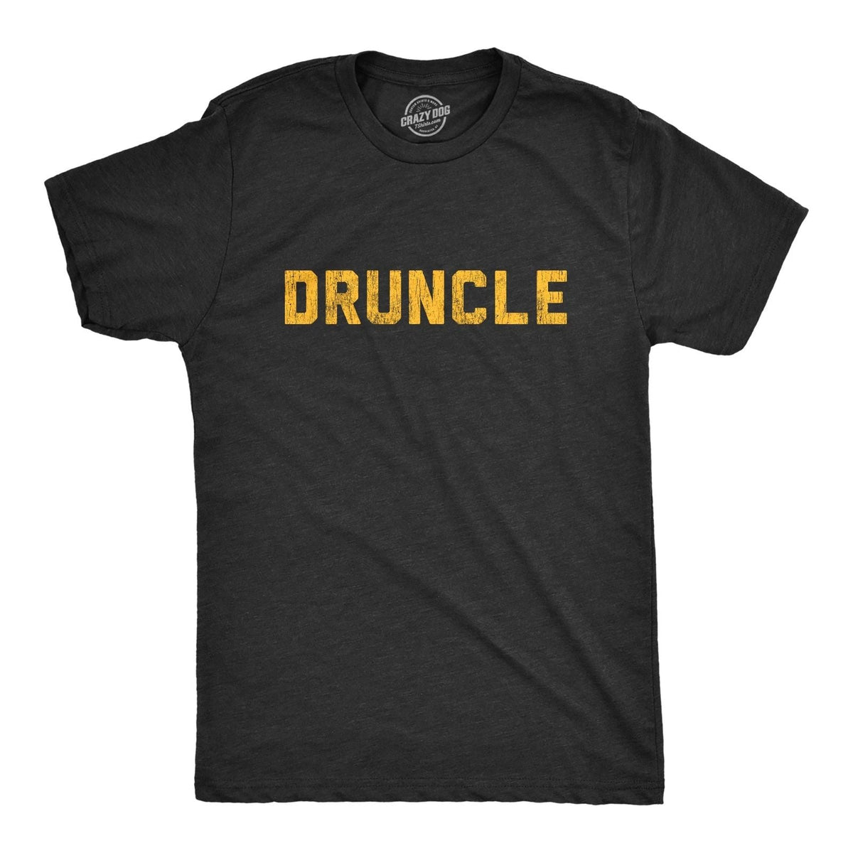 Mens Druncle T shirt Funny Uncle Family Reunion Hilarious Gift for Brother Unisex