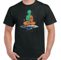 Alien Buddha Mens Funny Spaceman Astronomy Atheist Atheism Yoga Top Unisex