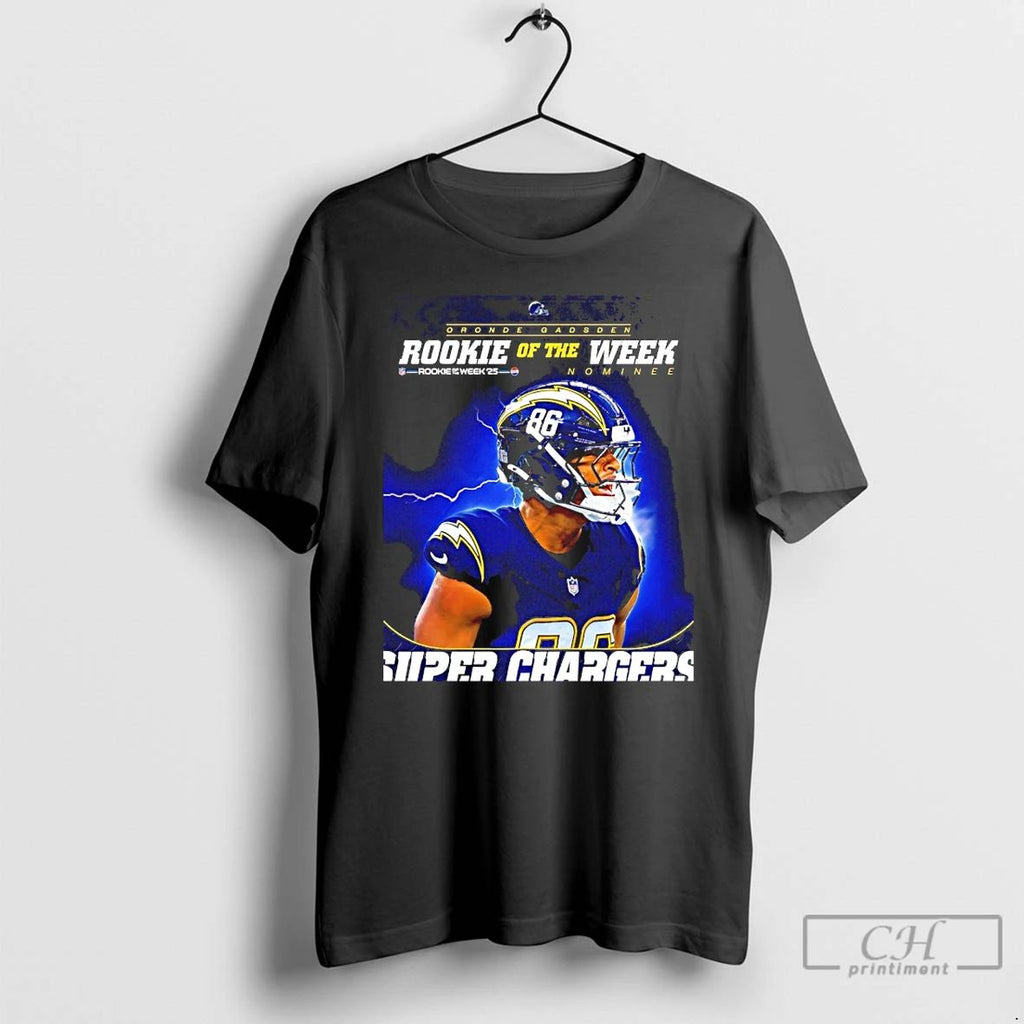 Classic Oronde Gadsden Chargers Rookie Of The Week T Shirts Unisex