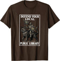 Defend Your Local Public Library Funny Knight Cat Unisex Unisex
