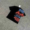 Hot Unisex Printed Trendy Short Sleeved Hiphop Blouse Street Tops Party Unisex